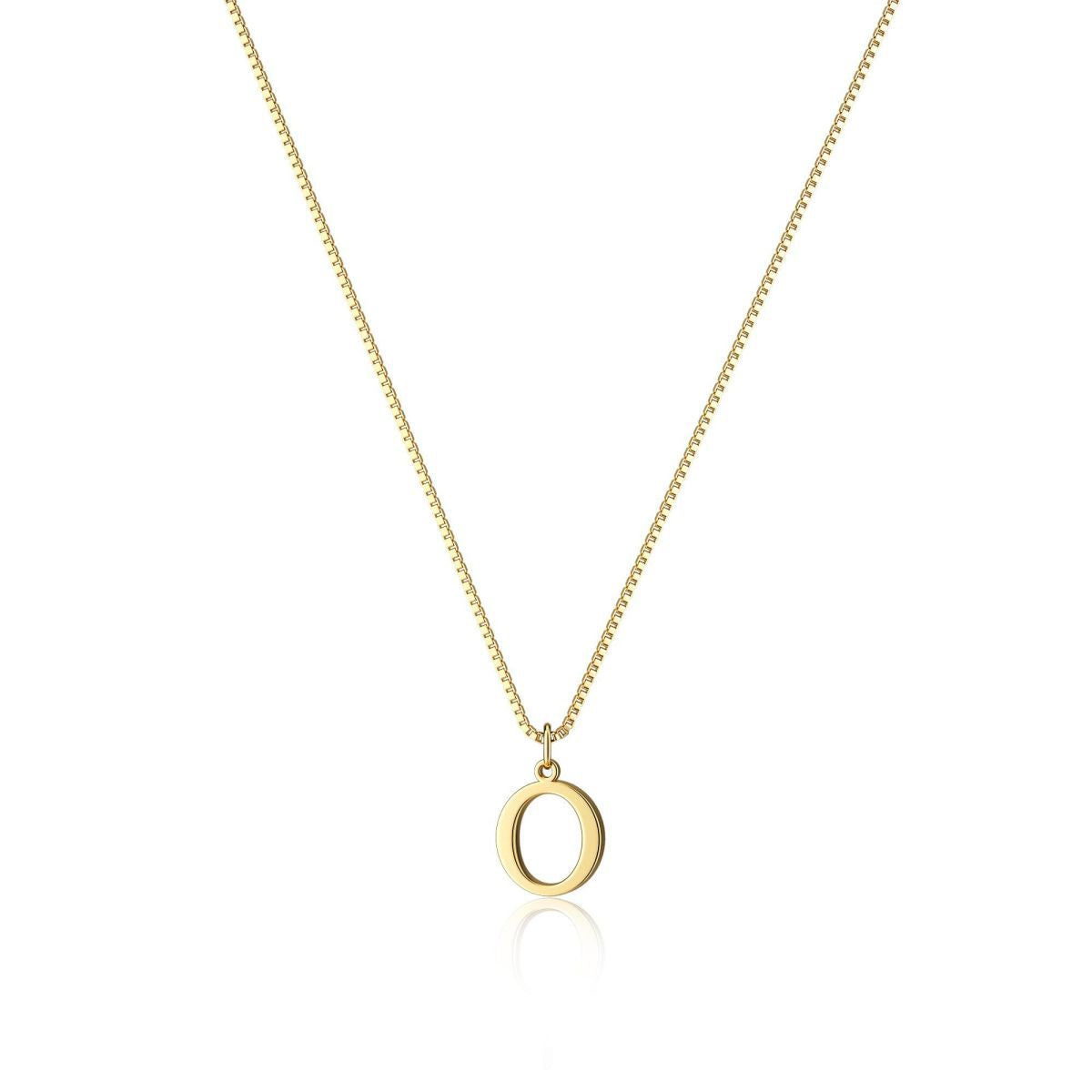 18K GOLD PLATED INITIAL NECKLACE