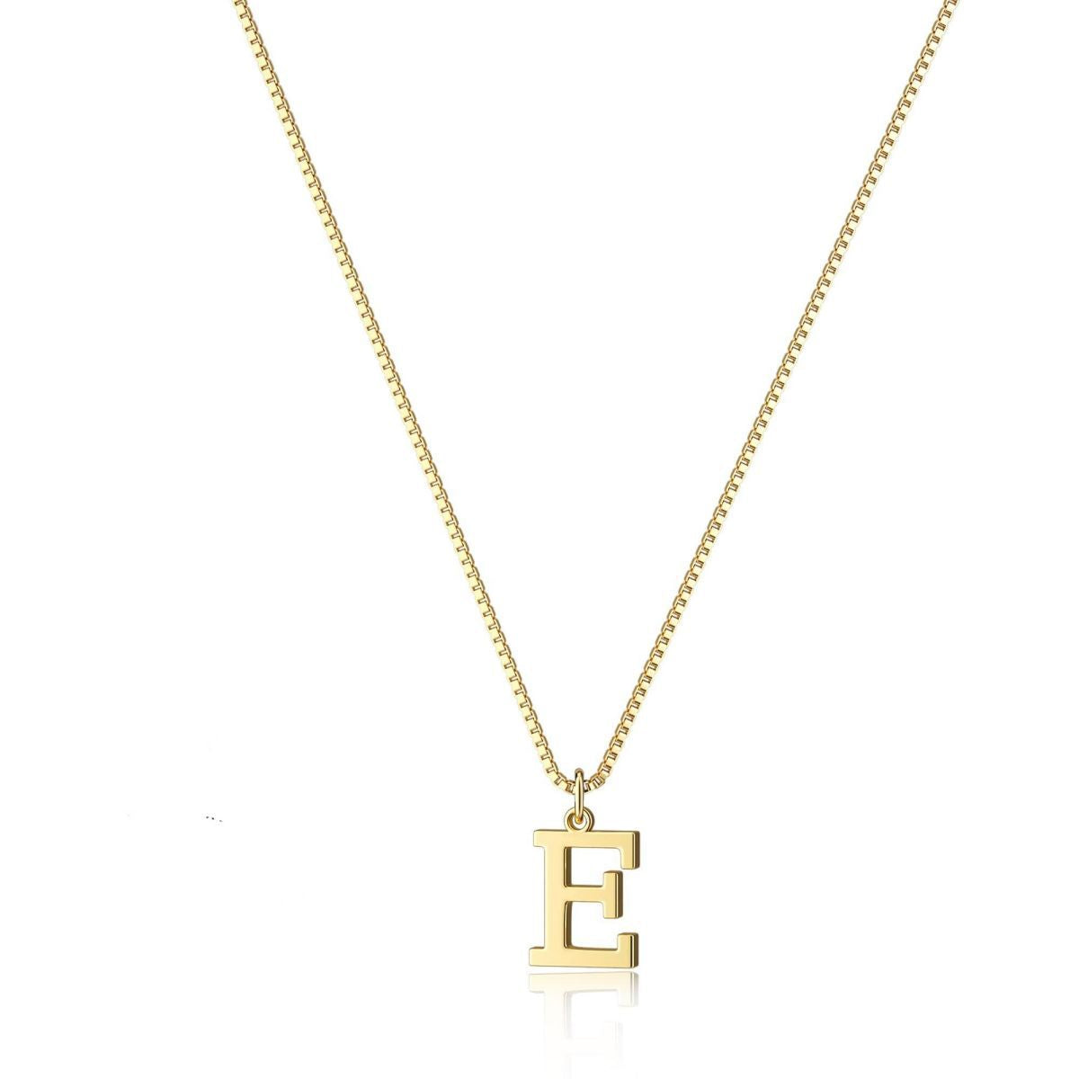 18K GOLD PLATED INITIAL NECKLACE